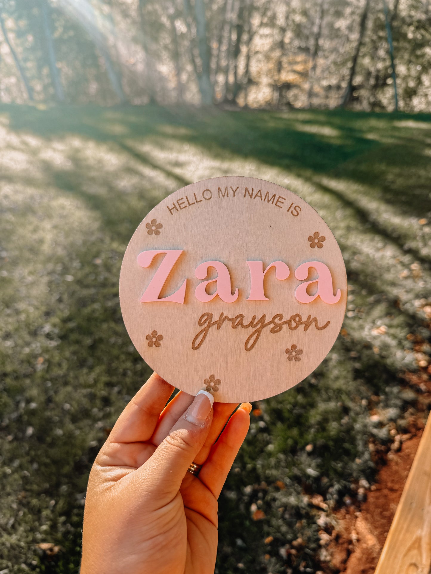 Name Announcement - Floral