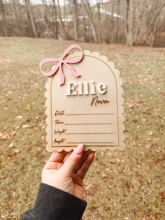 Birth Stat Name Announcement