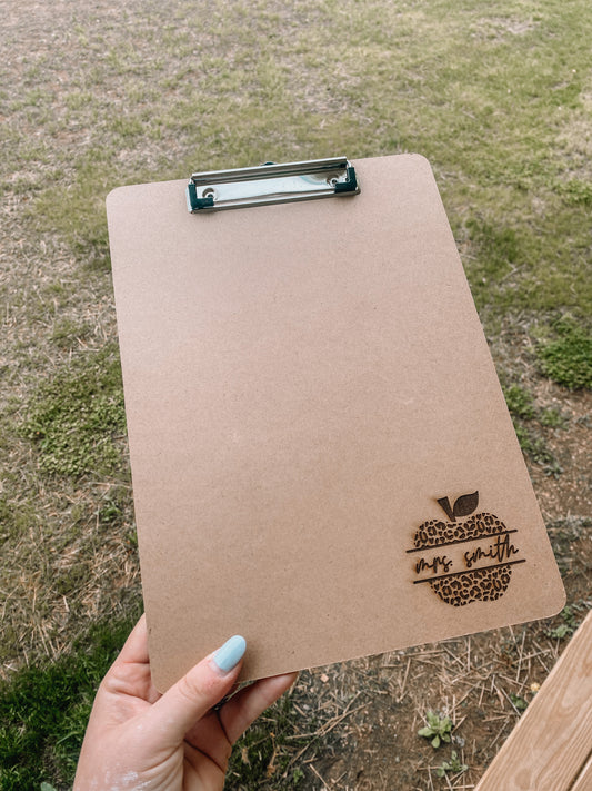 Teacher engraved Clipboard