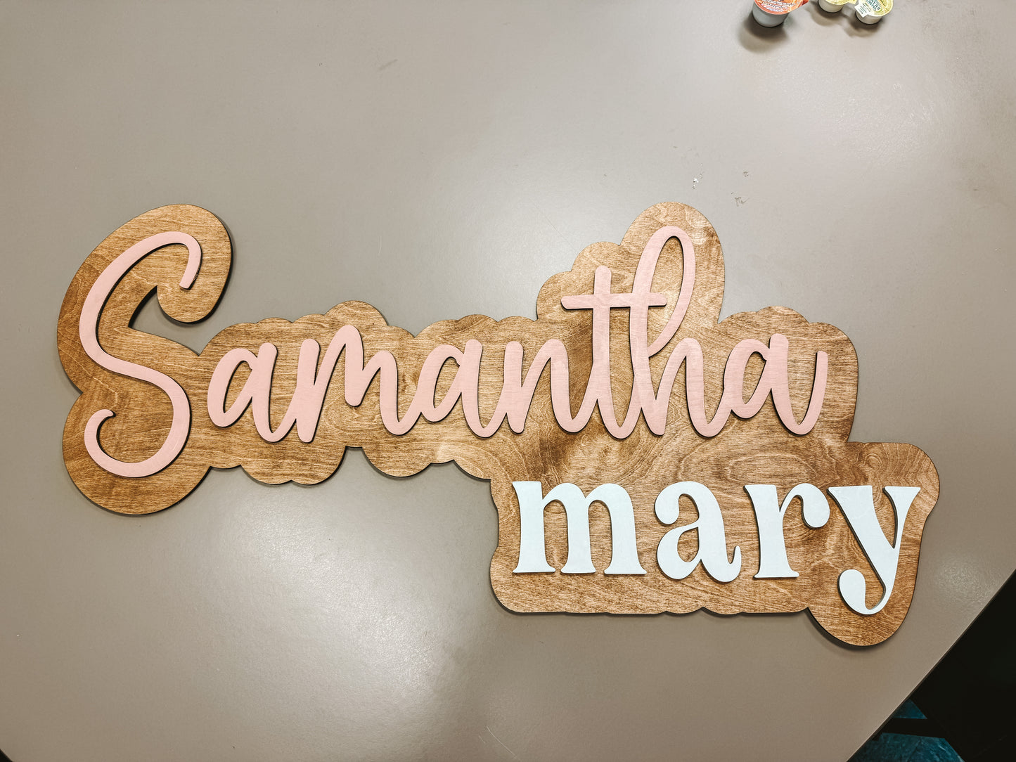 Large Nursery Name Cutout - Cursive