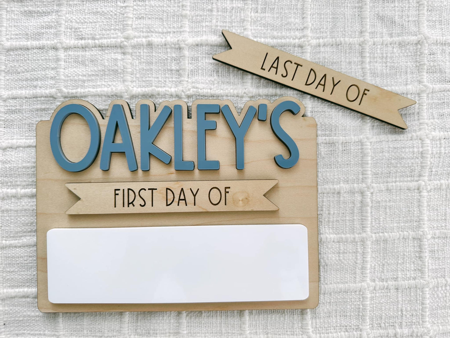 First Day/Last Day Photo Signs