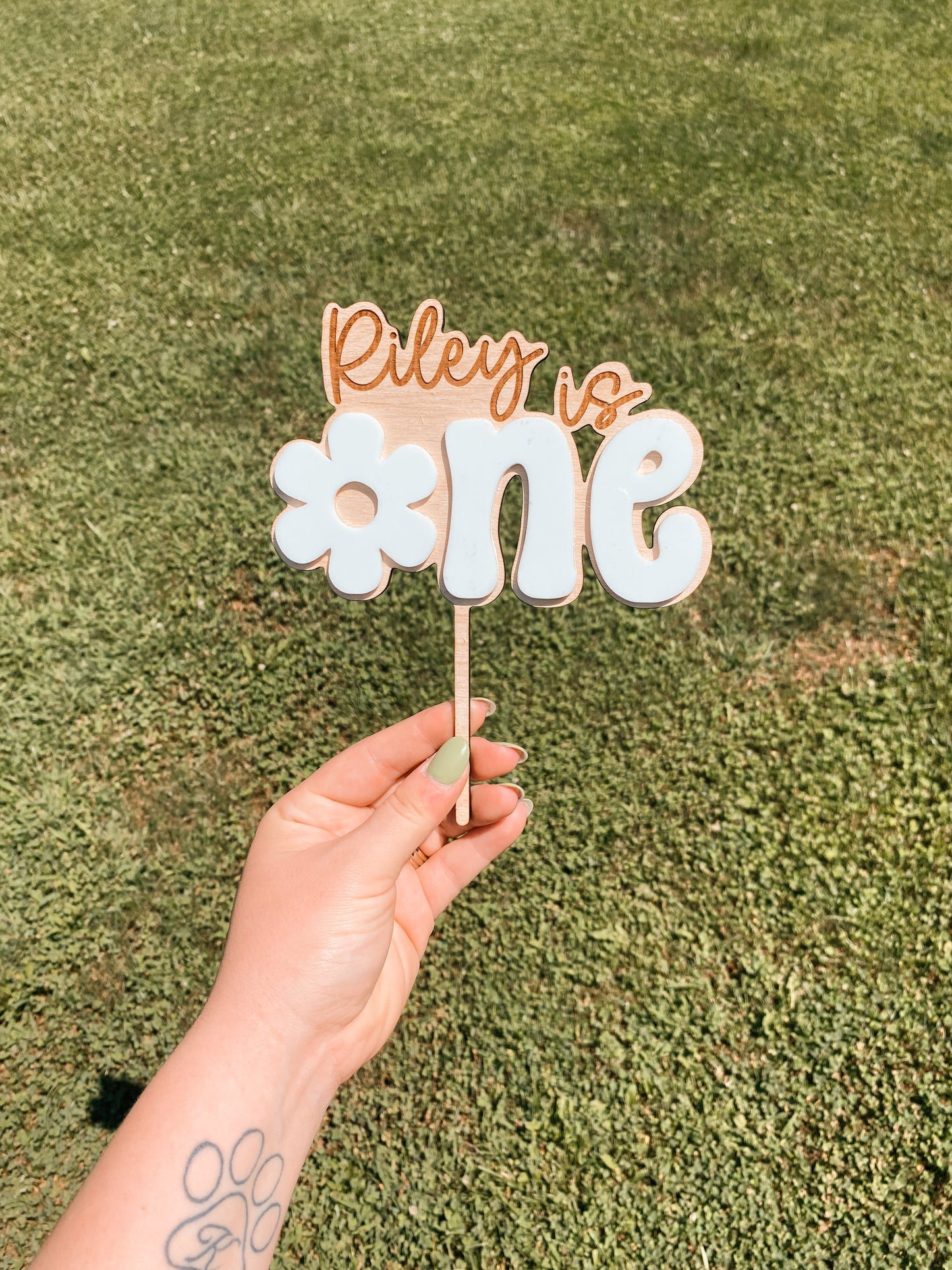 Daisy Cake Topper (1st Birthday)