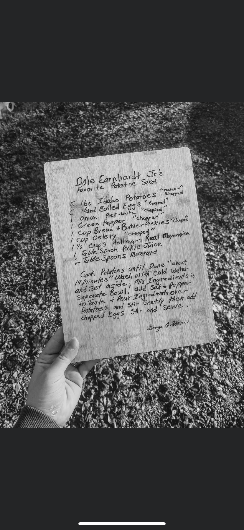 Recipe Engraved Cutting Boards