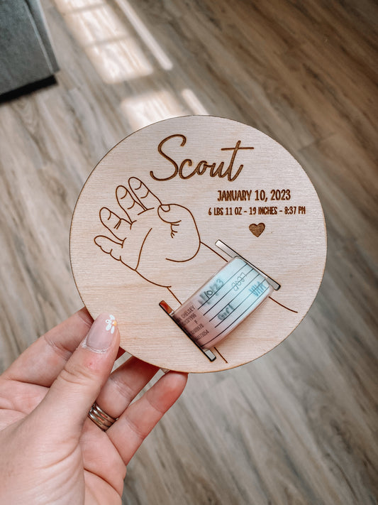 Hospital Band Holder