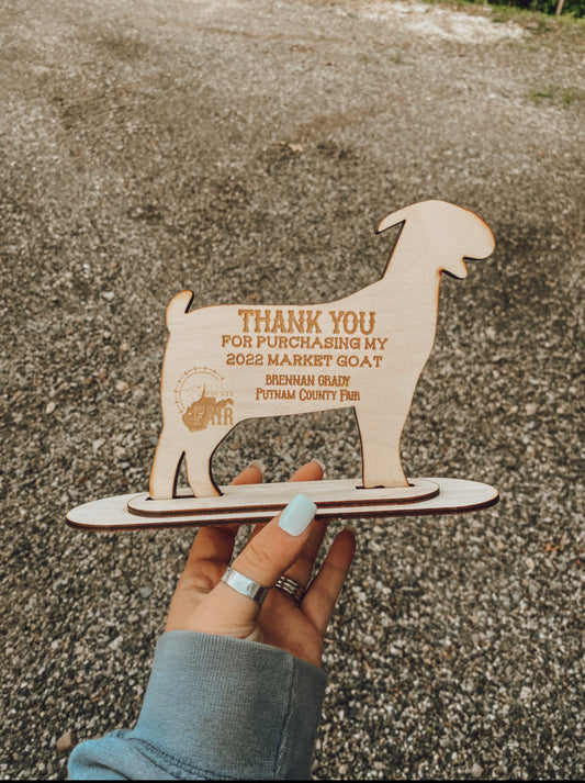 County Fair Buyers gift-Animal Cutout